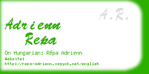 adrienn repa business card